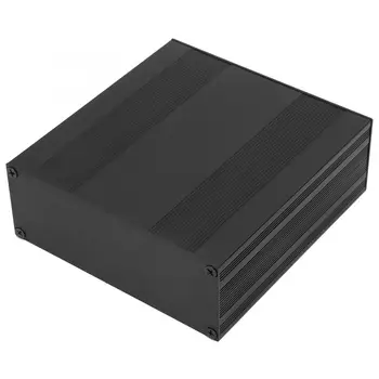54*145*150mm Čierne Hliníkové Dosky plošných spojov Box Split Typ DIY Elektronické Projektu Krytu Prípade