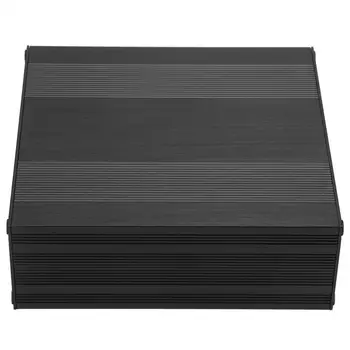 54*145*150mm Čierne Hliníkové Dosky plošných spojov Box Split Typ DIY Elektronické Projektu Krytu Prípade