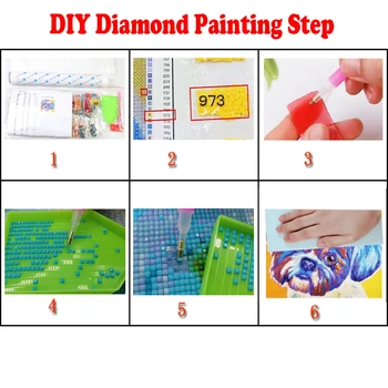 5D DIY Diamond Maľovanie na Predaj cross-stitch Pomeranian psa výšivky mozaikové kamienky obraz Plný Vrták Námestie kolo