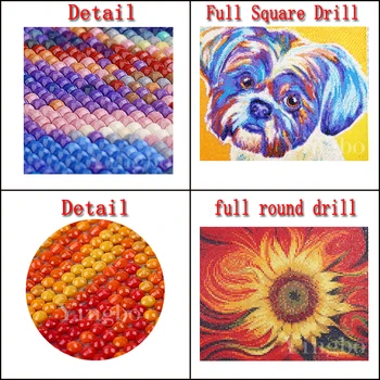 5D DIY Diamond Maľovanie na Predaj cross-stitch Pomeranian psa výšivky mozaikové kamienky obraz Plný Vrták Námestie kolo