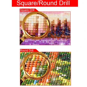 5D DIY Diamond Maľovanie Červené Srdce Vzor Plné Námestie Kolo Diamond Výšivky Drahokamu Cross Stitch Mozaiky Domova