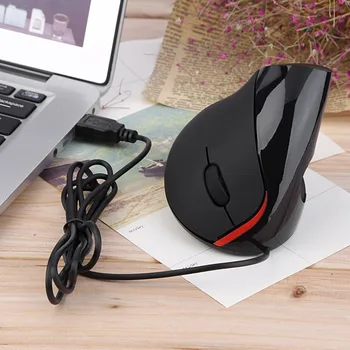 5D Káblové Optical Gaming Mouse S USB Prenosné 2400DPI 2.4 GH Ergonomické Zvislé Vertikálne Myši Na pracovnú Plochu & Notebook