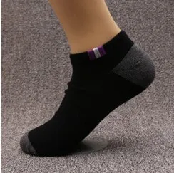 5pairs Mužov loď ponožky bavlna dezodorant potu business športové ponožky plus veľkosť XXXL EU43-46 krátke letné ponožky