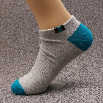 5pairs Mužov loď ponožky bavlna dezodorant potu business športové ponožky plus veľkosť XXXL EU43-46 krátke letné ponožky
