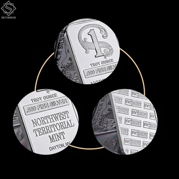 5PS USA Severozápad Územnej Mint Daytone NV 1 Trójsku Uncu .999 Jemný Podiel Zberateľskú Zlata Bar