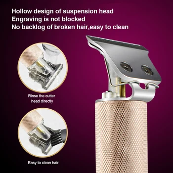 5W Kovové Zastrihávač Chĺpkov USB Nabíjanie Hair Clipper Auta Bezdrôtový Vlasy Rezací Stroj Profesionálny Zastrihávač Brady Strih, Styling