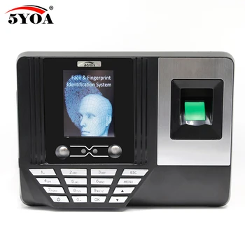 5YOA AF3 Biometrické Tvár, Tváre, Odtlačkov prstov Uznanie Žiadny Dotyk Bezkontaktné Čas Dochádzkový Systém Stroja, Zariadenia