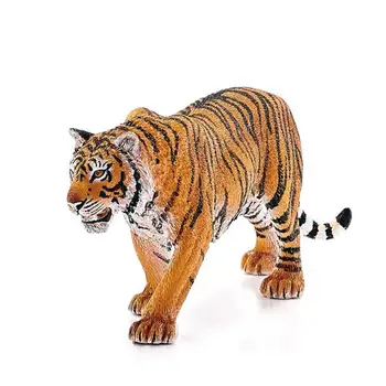 6.2 palcový Tiger Údaje 14729 NOVÉ Umelé PVC Divoký Život Zvierat Modelu Vzdelávacích Tvor Figúrka Pre Deti Darček