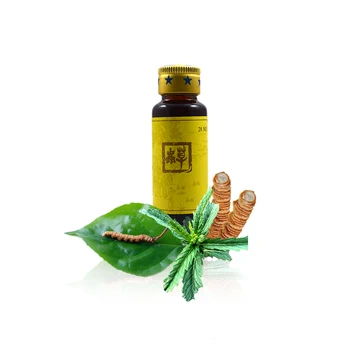 6 fliaš/pack Čínsky Cordyceps Sinensis Ústne Kvapalné Riešenie Proti Starnutiu Silné Obličiek, Zvýšenie Odolnosti Proti Rakovine Únava