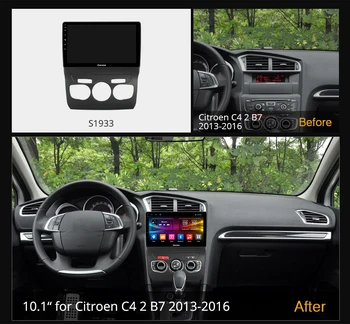 6 G+128G Ownice 8 Core Android 10.0 Auto DVD GPS Navi Prehrávač Car Stereo Pre Citroen C4 2 B7 2013-2016 Rádio 4G LTE DSP Optické