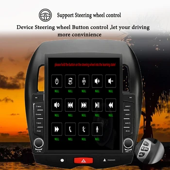 6 G RAM Android 10.0 Auto DVD Multimediálny Prehrávač Pre Mitsubishi ASX 2010 11 12 2013 Stereo autorádia GPS Navigácie 2 din