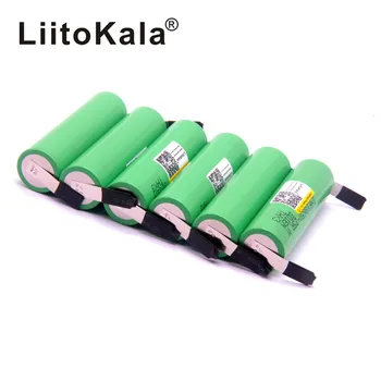 6 KS Liitokala Nové 18650 2500mAh batérie INR18650 25R 3.6 V vypúšťanie 20A vyhradená batérie + DIY Nikel list