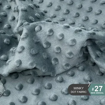 6 Ks/veľa Kvalitných Minky Dot Plyšové Textílie 45x50cm Domov Ručné Materiálov Mikrovlákna Textílie Pre Dieťa Eco-friendly En-71