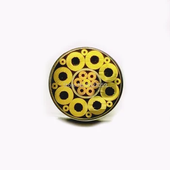 6 mm Priemer DIY Nôž Ramienka Mozaiky Pin Nity 9 cm Dĺžka Nechtov Mosadz Trubka+oceľové Rúrky #619