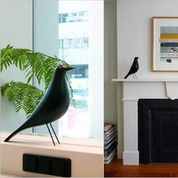 6 štýl, farby, živice veľký vták dekorácie čierna a biela červená vysoká kvalita bytového zariadenia simulácia vták svadobné dekorácie.