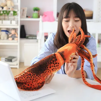 60 cm Simulácia Squid Octopus Plyšové Plyšové Hračky Svadobné Zapojenie Vianočný Darček pre Ženy, Deti, Deti na predaj