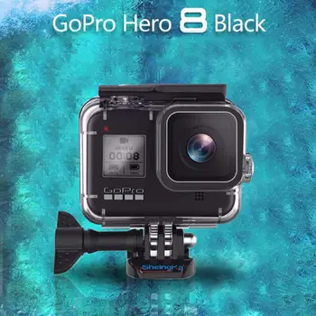 60 M GoPro Hero 8 Fotoaparát Black Podvodné Nepremokavé Ochranného krytu Prípade