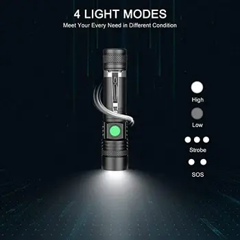 60000 Lums Ultra Jasné LED Baterka USB linterna led baterkou T6/L2/V6 lanterna Moc Tipy Bicyklov Svetla Nabíjateľná Použiť 18650