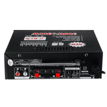 600W HIFI bluetooth Zosilňovač Auto/Home Theater Digital Power Audio Amplificador pre Reproduktor Výšok, Basov Ovládanie FM, USB, SD