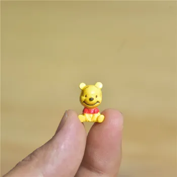 60piece 1,5 cm veľmi malé roztomilé žltá farba medveď obrázok hračky subminiature zber hračky HOBBY hračky, materiály