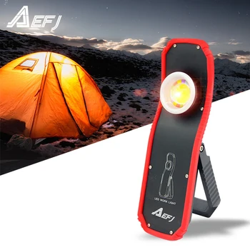 60w Prenosné Baterka Pochodeň USB Nabíjateľné LED Pracovné Svetlo Magnetické KLASU Lanterna Háčik na Zavesenie Lampa Pre Outdoor Camping
