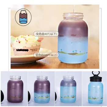 618 Veľký výpredaj rovnakého vody cup in kórejská verzia vody v gradient farba veľkú kapacitu sklo študentky