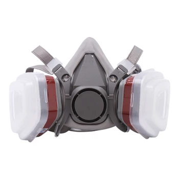 6200 Plynová Maska, Respirátor Proti Prachu Respirátor Tvár Plynová Maska, Ochrana Priemyselné Plynové Masky s Filtrami Široko Používané