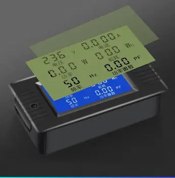 6in1 AC Combo Meter AC 110V 220V 100A 10A 5A Digitálne Napätie Energie Meter monitor Voltmeter Ammeter Moc Aktuálne W frekvencia