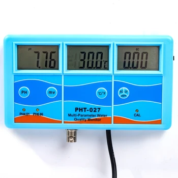 6in1 Multi-parameter Digitálnej Kvalite Vody na Monitorovanie PH ORP/mV ES CF TDS Temp Akvárium Kvality Vody Online LCD pH Tester Analyzer