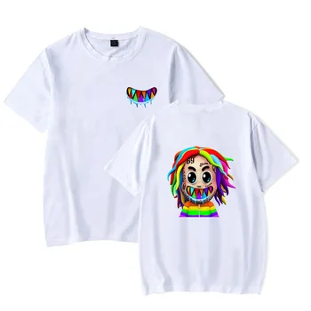 6ix9ine Gooba pánske T-Shirts 2020 Tekashi69 Zábavné Vytlačené Krátky Rukáv Tshirts Lete Hip Hop Bežné Bavlna Topy Tees Streetwear