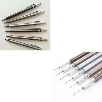 6Pcs 0,5 mm/0.7 mm Kovové Automatická Ceruzka Mechanické Návrh Kreslenie Ceruzkou Držiteľ Mechanické Ceruzky Náhodné Štýl