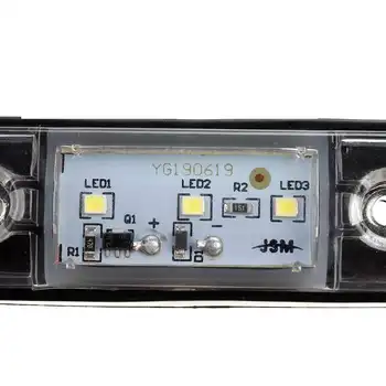 6pcs 12V 24V LED, Bočné Obrysové Svetlá Vozidla Vonkajšie Osvetlenie Výstraha Chvost Svetelný Signál Brzdové Svetlá pre nákladné Vozidlo Náves Nákladný Bus