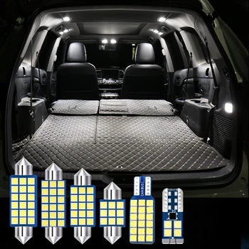 6pcs bezchybné Auto LED Žiarovky Interiéru Dome Čítanie Žiarovky batožinového priestoru Svetlo Pre Jeep Renegade BU 2016 2017 2018 2019 2020 Príslušenstvo