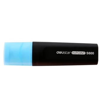 6PCS DELI S600 Zvýrazňovač Oko-lov Farba Marker Pero, Zvýrazňovač, Pero Fluorescenčné Značky