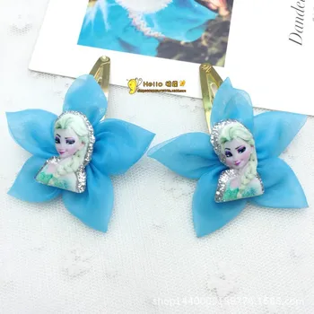 6pcs Disney kreslené Mrazené deti náhrdelník+náramok+vlasov clip hlavu lano pokrývku hlavy dievča, darček k narodeninám kozmetické Elsa príslušenstvo