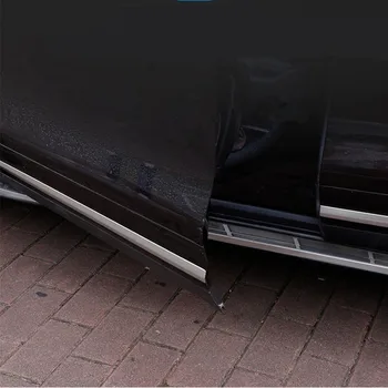 6pcs Nehrdzavejúcej Ocele Auto Exteriéru karosérie Bočné Dvierka na Tvarovanie Krytu Výbava pre Porsche Cayenne 2011 2012 2013 2016 2017 2018