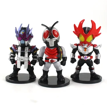 6pcs/set 10-12 cm Anime Maskované Rider Kamen Rider Q Verziu Obrázok Hračky Kolekcia Model Bábiky