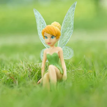 6pcs/set Anime Kreslených Princezná Tinker Bell PVC Akcie Obrázok Hračky pre Dievčatá Bábiky Darček pre Deti