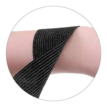 6pcs Tetovanie obväz roll self-stúpencom integrované pásky športové zápästie pásky samolepiace pre tetovanie kryt príslušenstvo čierna farba