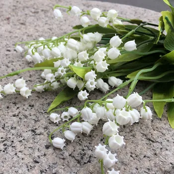 6pcs/veľa Umelého Hodvábu Hyacint Kvety S Listami Pre Svadobné Dekorácie Falošné Kvety Hyacint Kvet Domov Izba Dekor Záhrada