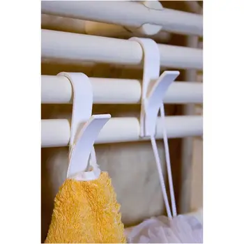 6pcs vysokej kvality vešiak na radiátor na uteráky radiátor rúrkové vaňa háčik držiak