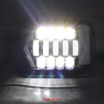 7 Palcový 5×7 Wrangler Off-road Vozidla Upravené LED Námestie Auto Svetlo IP 68 Nepremokavé 55w Truck Motocykel Svetlomety Dropship