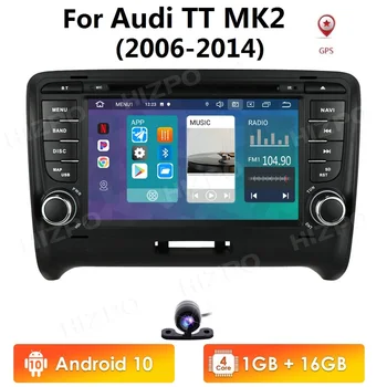 7 Palcový Android 10 AUTA GPS pre Audi TT MK2 2006-Dvd Prehrávač Rádio Stereo Multimediálne Auto Navigácia Podpory DAB OBD BT