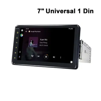 7 Palcový Automotivo Bluetooth Multimediálne 1 Din Android 10 Auto Stereo Rádio Vedúci Jednotky GPS Bezdrôtový Carplay 4G Volant DVR