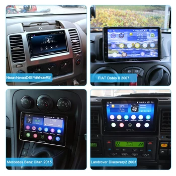 7 Palcový Automotivo Bluetooth Multimediálne 1 Din Android 10 Auto Stereo Rádio Vedúci Jednotky GPS Bezdrôtový Carplay 4G Volant DVR