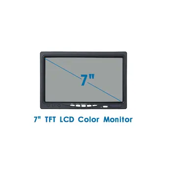 7 Palcový Monitor 23 mm HD Kamera Potrubia Kanalizácie, Odvodnenie Systém Kontroly Auta S DVR Rekordér Meter Počítadlo