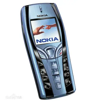 7250 Originál Nokia 7250 Mobilný Telefón Staré Lacné Telefón modrá farba zrekonštruovaný doprava zadarmo