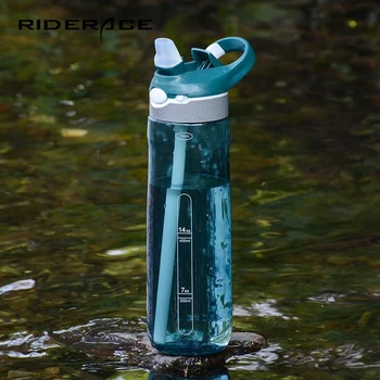 750 ml Bicyklov, Fľaša na Vodu Prenosné Tritan Materiál Slamy BPA Free Odolné Vonkajšie Športové Shaker Fitness MTB Bike Piť Fľaše