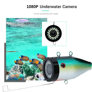 7inch15m/30 m Rybárske Kamera 16 GB Nahrávania DVR Ryby Finder Podvodná Kamera HD1280*720 Screen15pcs Biele LED+15pcs Infračervené Lampy