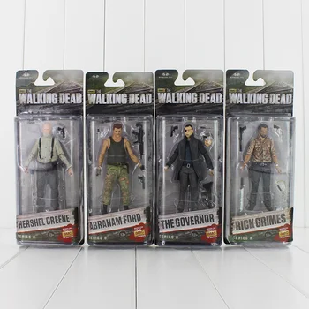 7styles AMC TELEVÍZNEHO Seriálu The Walking Dead Abrahám Bungee Walker Rick Grimes Guvernér PVC Akcie Obrázok Model Hračky Bábiky